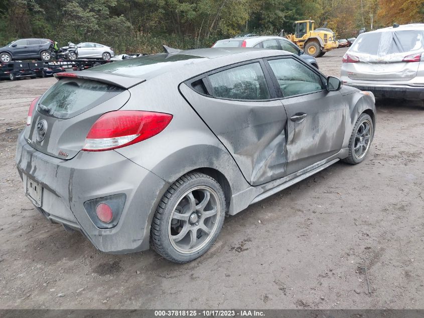 2014 HYUNDAI VELOSTER TURBO - KMHTC6AE2EU209236