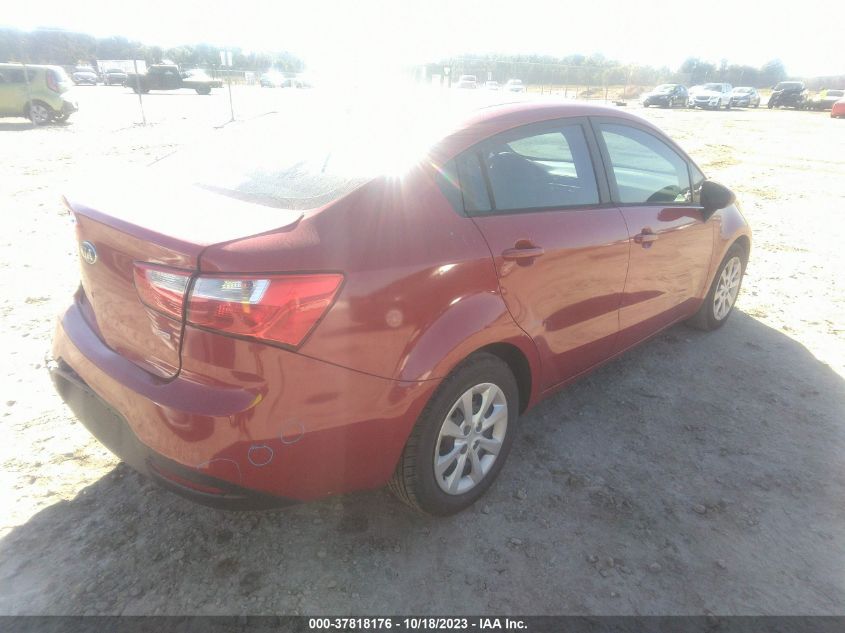 2014 KIA RIO LX - KNADM4A39E6372332