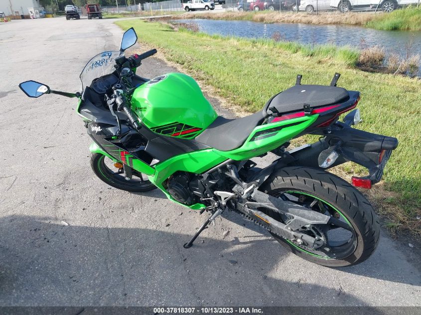 VIN JKAEXKG14PDAS2434 2023 KAWASAKI EX400
