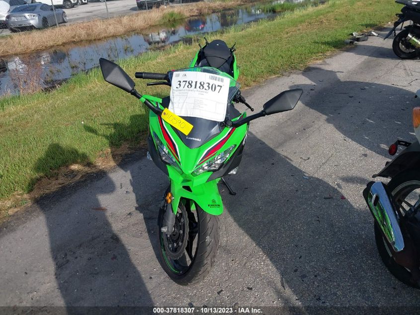 VIN JKAEXKG14PDAS2434 2023 KAWASAKI EX400