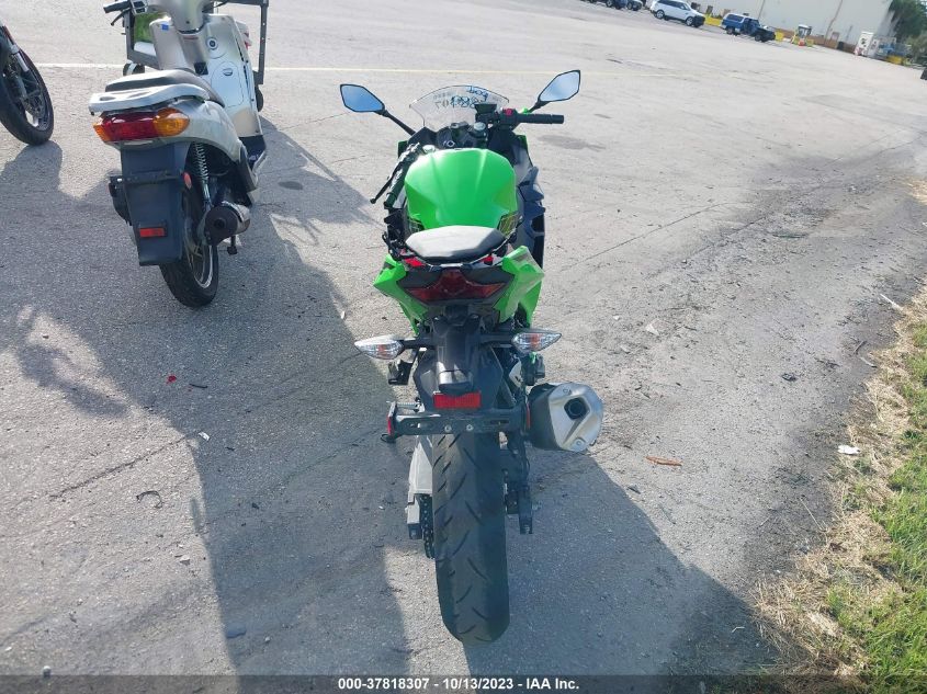 VIN JKAEXKG14PDAS2434 2023 KAWASAKI EX400