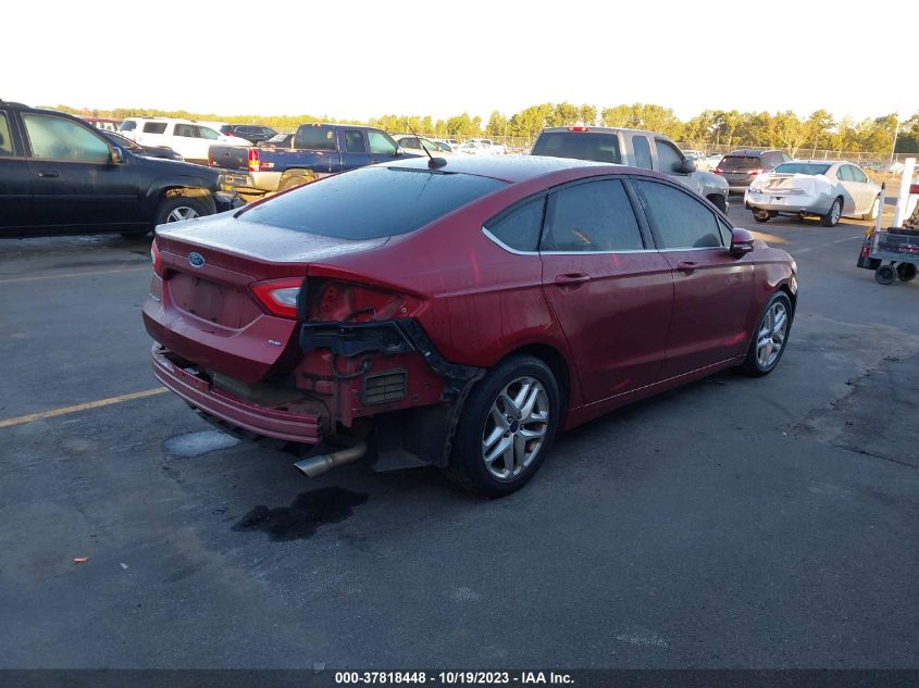 2016 FORD FUSION SE - 1FA6P0H79G5106148