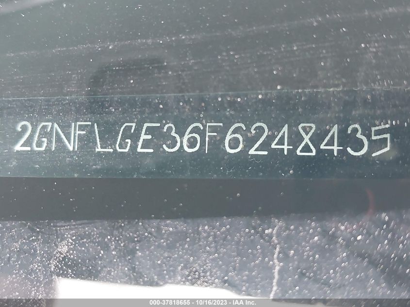 2015 CHEVROLET EQUINOX LT - 2GNFLGE36F6248435