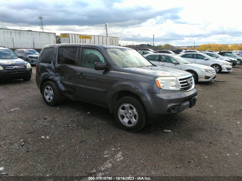 2014 HONDA PILOT LX - 5FNYF4H29EB056526