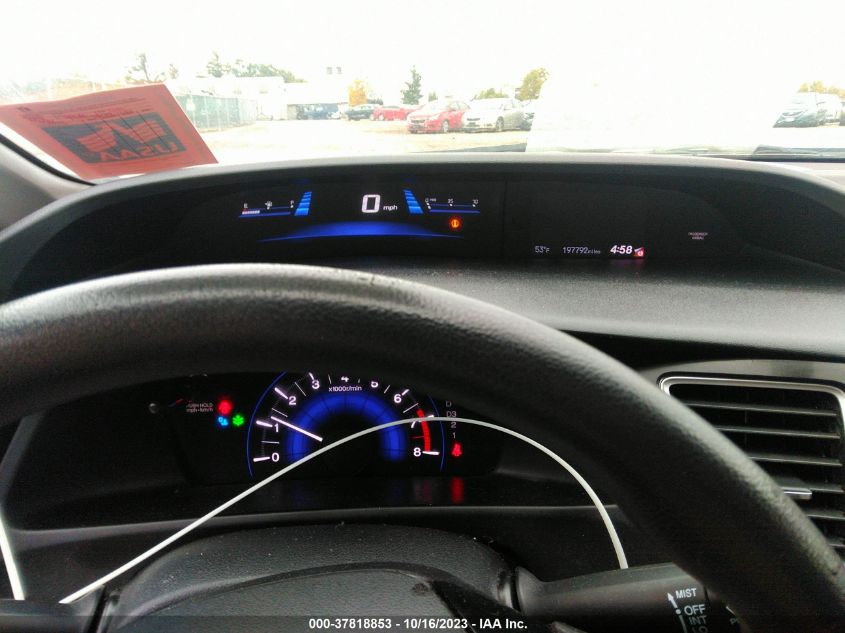 2013 HONDA CIVIC SDN LX 2HGFB2F56DH527255