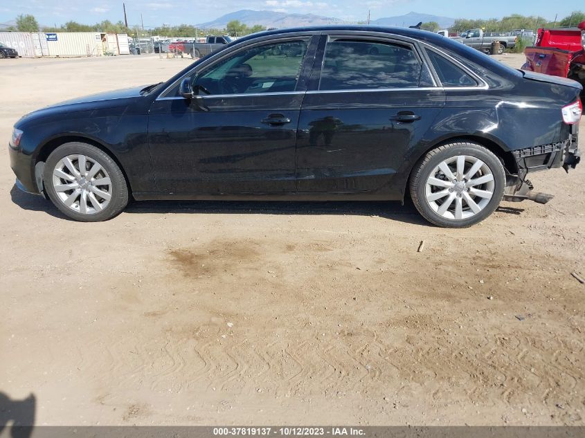 2013 AUDI A4 PREMIUM - WAUAFAFL3DA138624