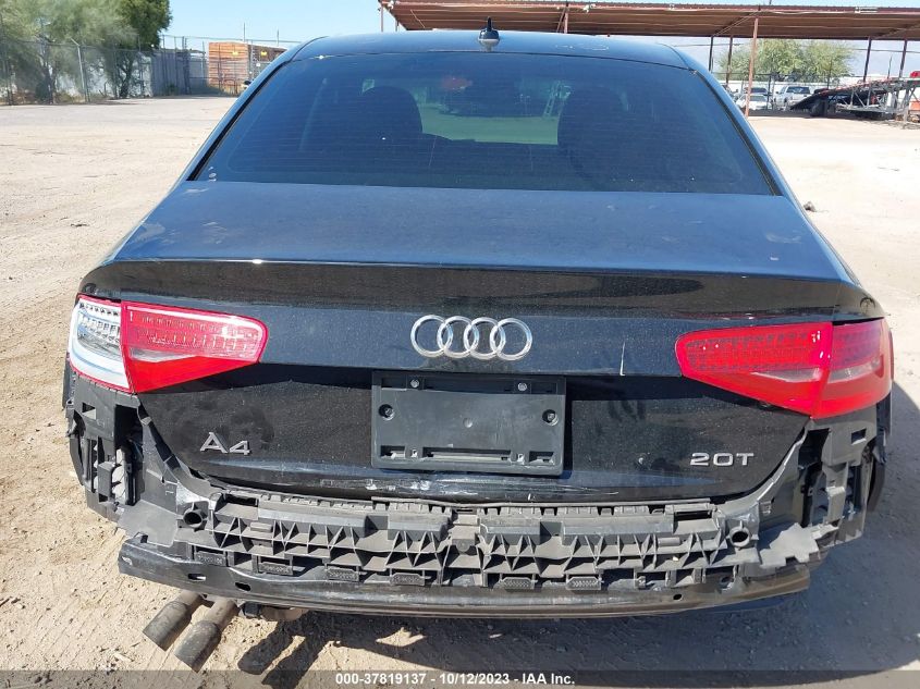 2013 AUDI A4 PREMIUM - WAUAFAFL3DA138624