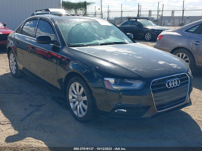 2013 AUDI A4 PREMIUM - WAUAFAFL3DA138624