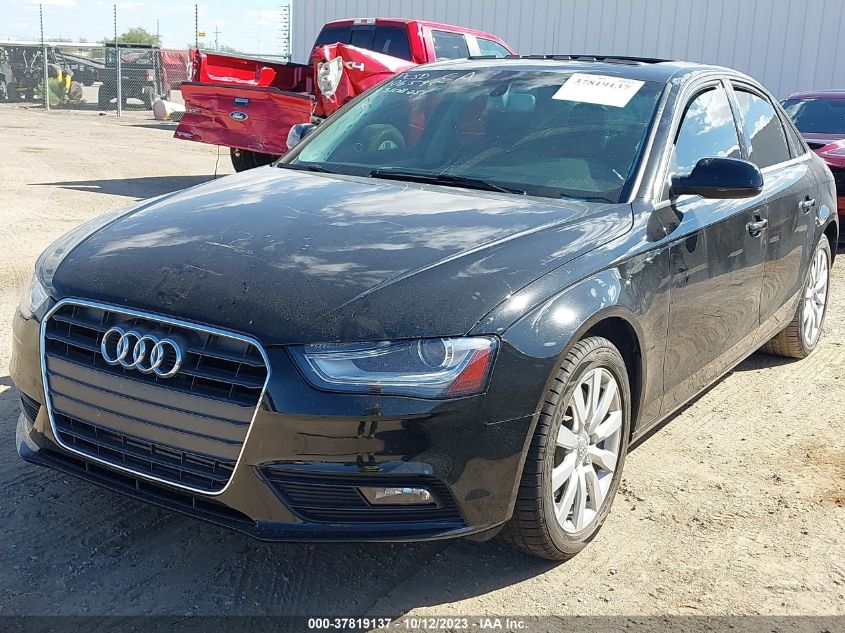 2013 AUDI A4 PREMIUM - WAUAFAFL3DA138624