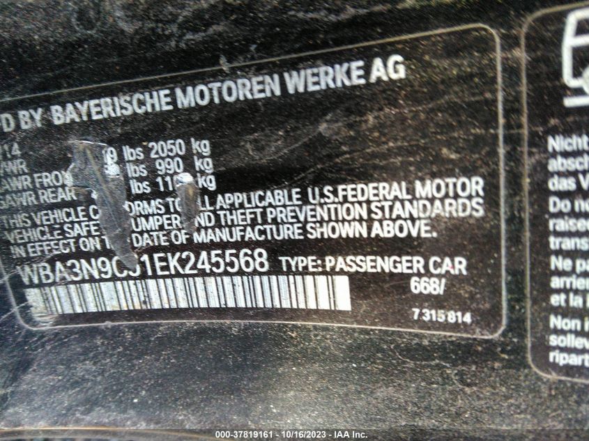 2014 BMW 428I XDRIVE - WBA3N9C51EK245568
