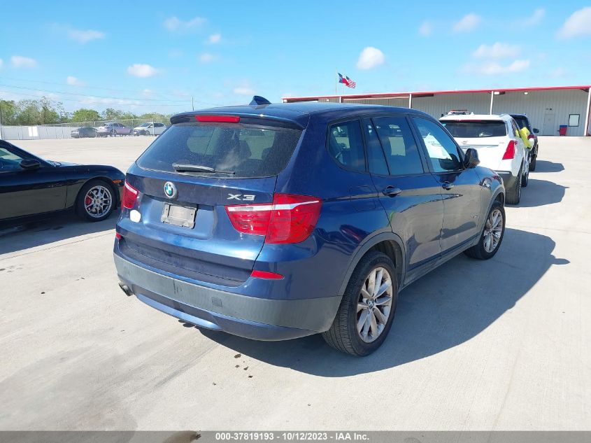 2013 BMW X3 XDRIVE28I - 5UXWX9C50D0D00565