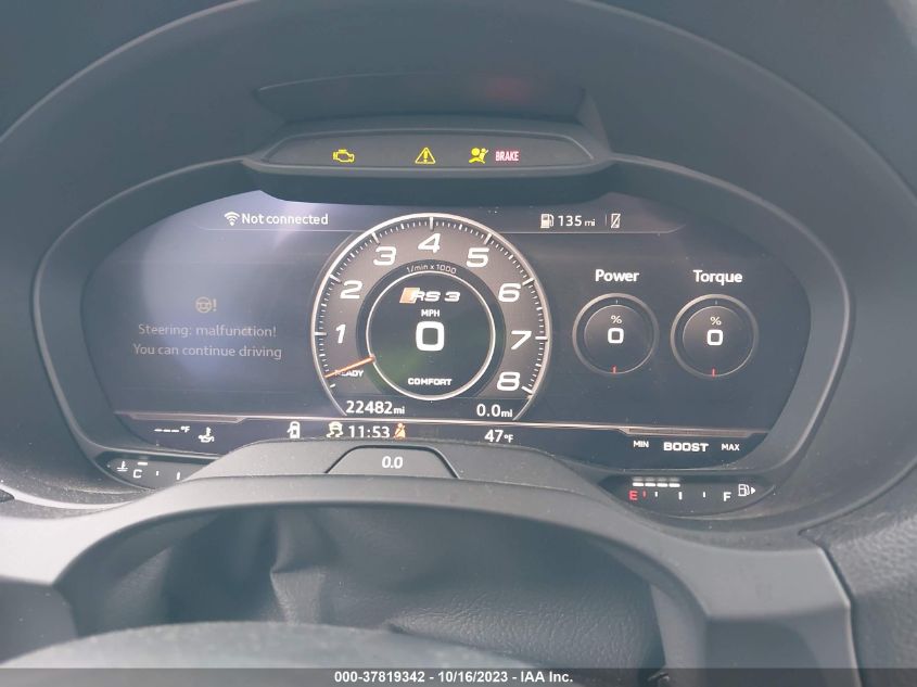 2020 AUDI RS 3 - WUABWGFF1LA905876