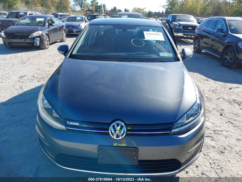 2017 VOLKSWAGEN E-GOLF SE - WVWKR7AU3HW954596