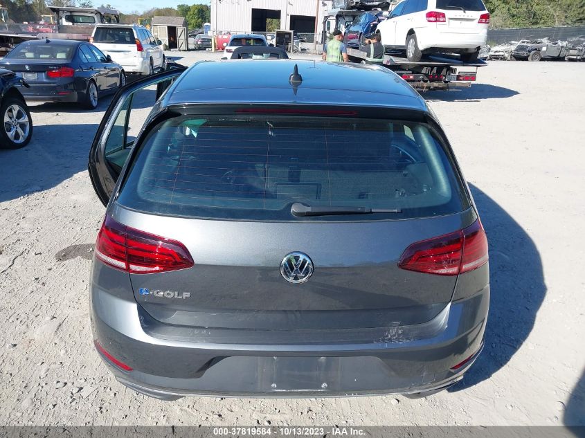 2017 VOLKSWAGEN E-GOLF SE - WVWKR7AU3HW954596