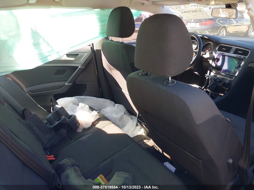 2017 VOLKSWAGEN E-GOLF SE - WVWKR7AU3HW954596