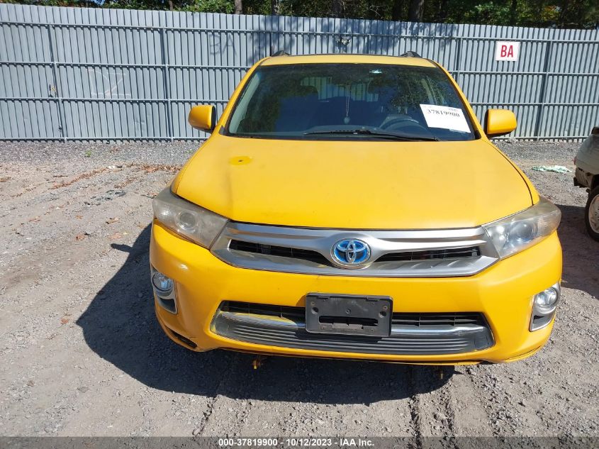 2013 TOYOTA HIGHLANDER HYBRID JTEBC3EH7D2018419