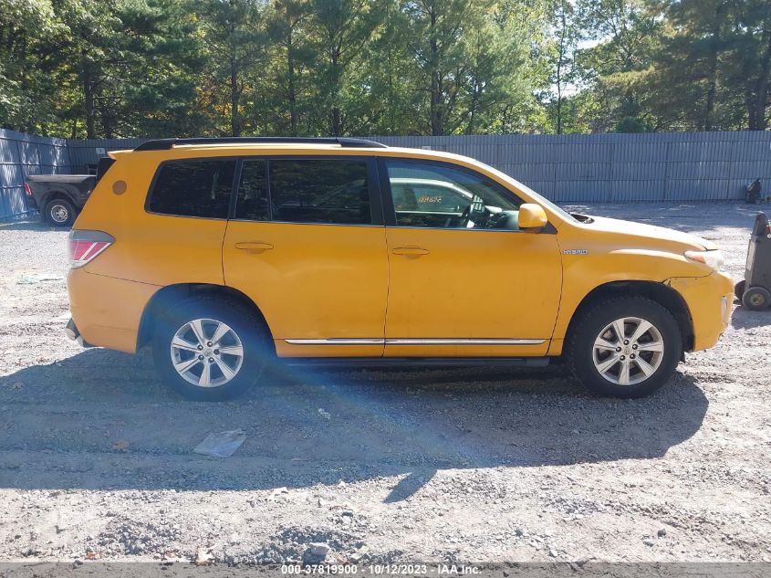 2013 TOYOTA HIGHLANDER HYBRID JTEBC3EH7D2018419