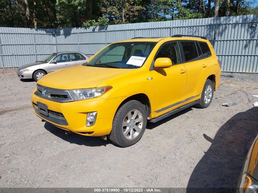 2013 TOYOTA HIGHLANDER HYBRID JTEBC3EH7D2018419