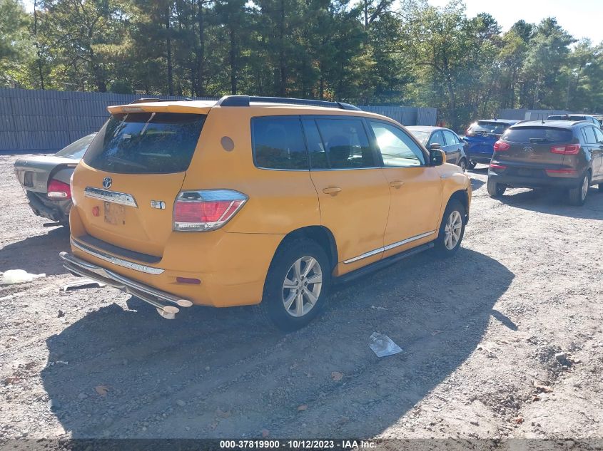2013 TOYOTA HIGHLANDER HYBRID JTEBC3EH7D2018419