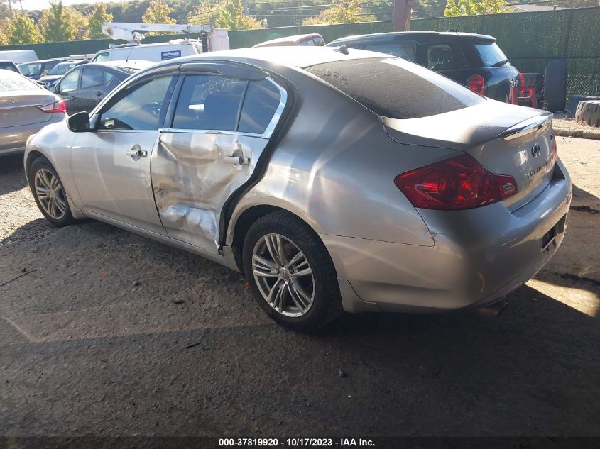 2013 INFINITI G37 SEDAN X JN1CV6AR7DM756490