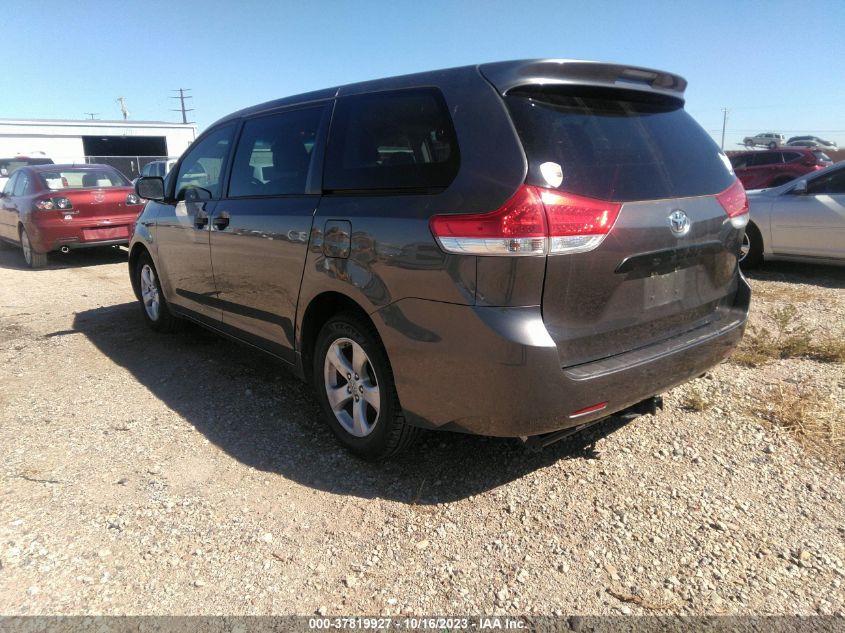 5TDKA3DC6CS016524 2012 TOYOTA SIENNA, photo no. 3