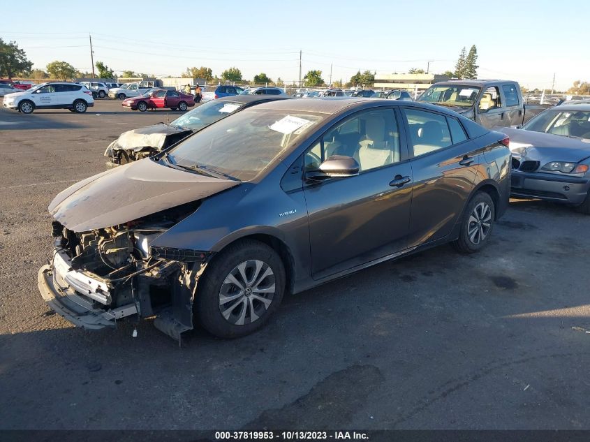 VIN JTDL9RFU4K3002014 2019 TOYOTA PRIUS LE/XLE