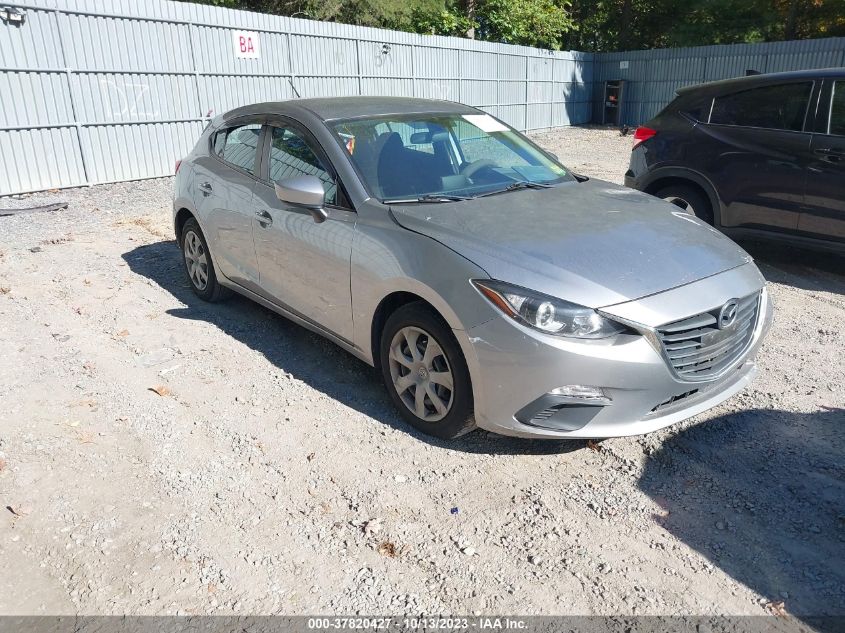 2015 MAZDA MAZDA3 I SPORT - JM1BM1K76F1223496