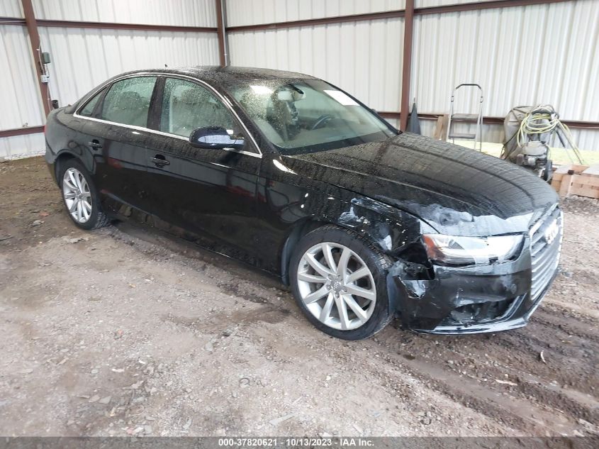 2013 AUDI A4 PREMIUM PLUS - WAUEFAFL9DA078706