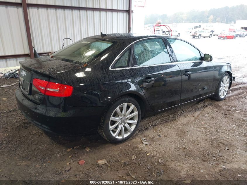 2013 AUDI A4 PREMIUM PLUS - WAUEFAFL9DA078706