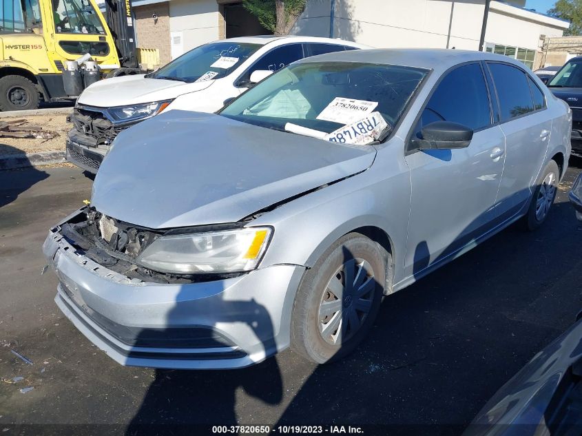 2016 VOLKSWAGEN JETTA SEDAN 1.4T S W/TECHNOLOGY - 3VW267AJ8GM281721