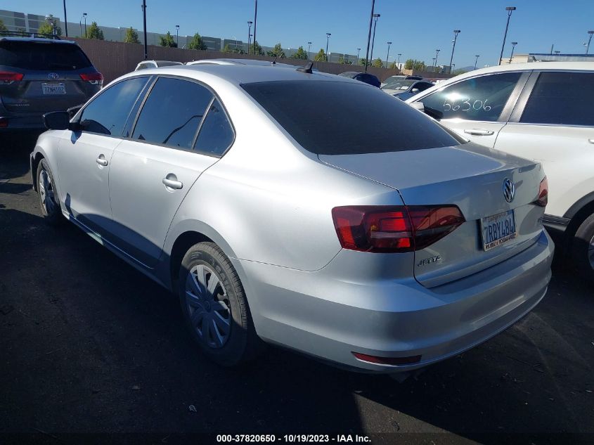 2016 VOLKSWAGEN JETTA SEDAN 1.4T S W/TECHNOLOGY - 3VW267AJ8GM281721