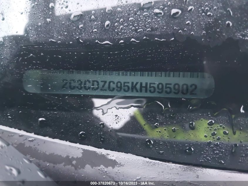 2019 DODGE CHALLENGER SRT HELLCAT - 2C3CDZC95KH595902