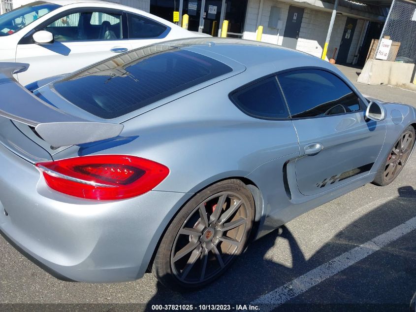 2014 PORSCHE CAYMAN S WP0AB2A87EK192592