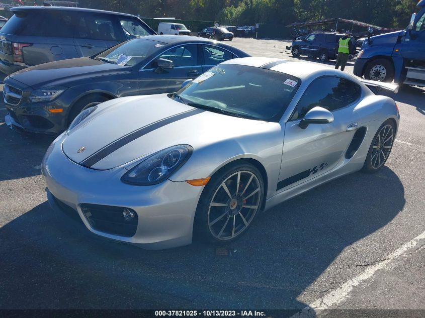 2014 PORSCHE CAYMAN S WP0AB2A87EK192592