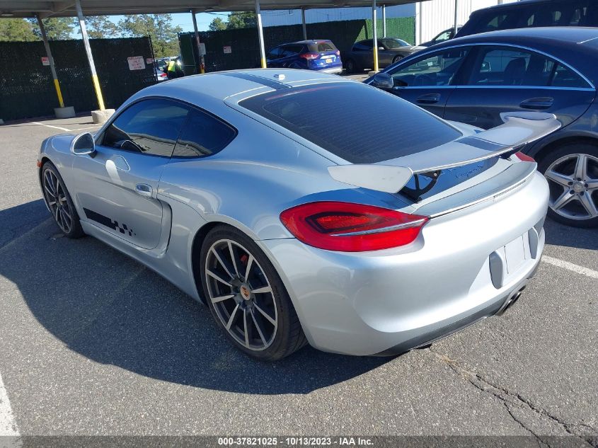 2014 PORSCHE CAYMAN S WP0AB2A87EK192592