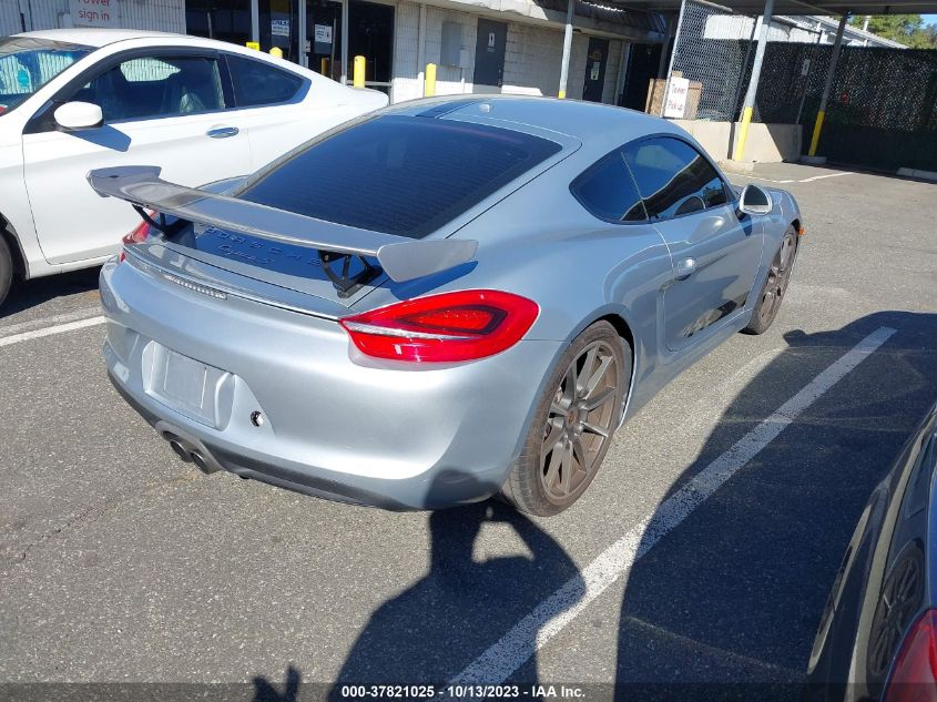 2014 PORSCHE CAYMAN S WP0AB2A87EK192592