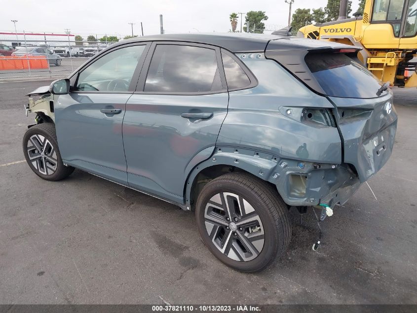 KM8K23AG3NU143133 Hyundai Kona Electric SEL 3