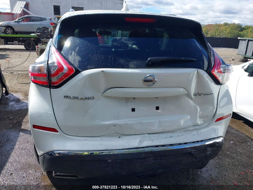 2018 NISSAN MURANO SV - 5N1AZ2MH0JN199346
