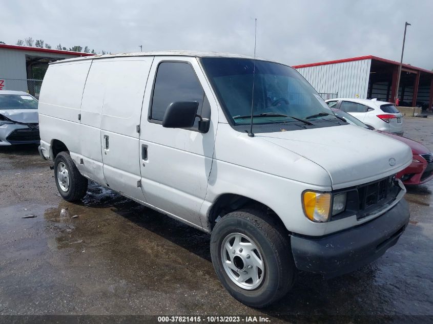 2002 ford econoline cargo hot sale van