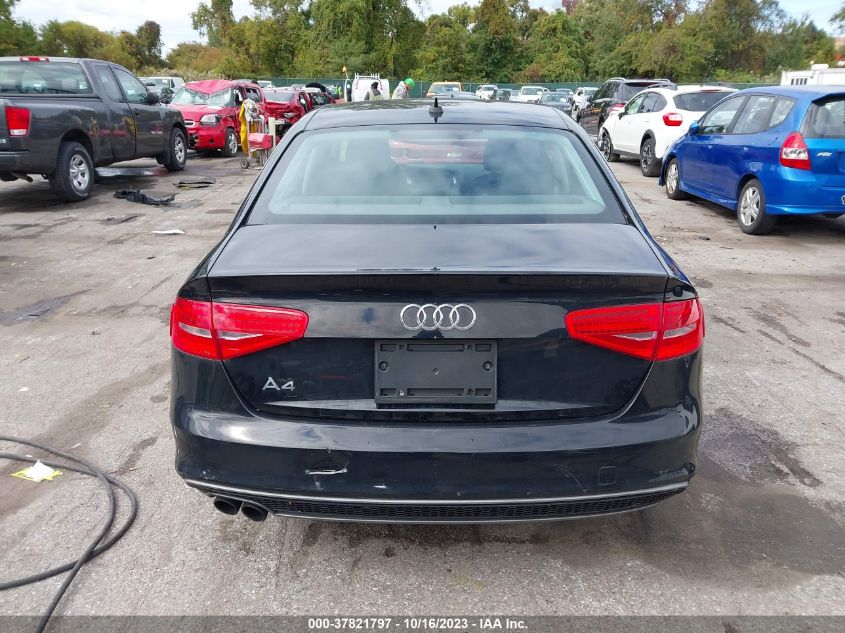 2014 AUDI A4 PREMIUM - WAUAFAFL1EN001725