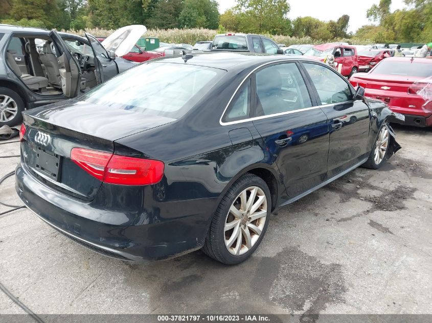 2014 AUDI A4 PREMIUM - WAUAFAFL1EN001725