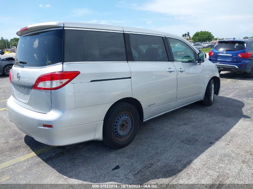 2015 NISSAN QUEST S/SV/SL/PLATINUM - JN8AE2KP1F9127862
