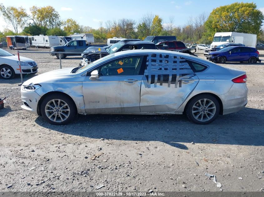 2017 FORD FUSION HYBRID SE - 3FA6P0LU6HR237176