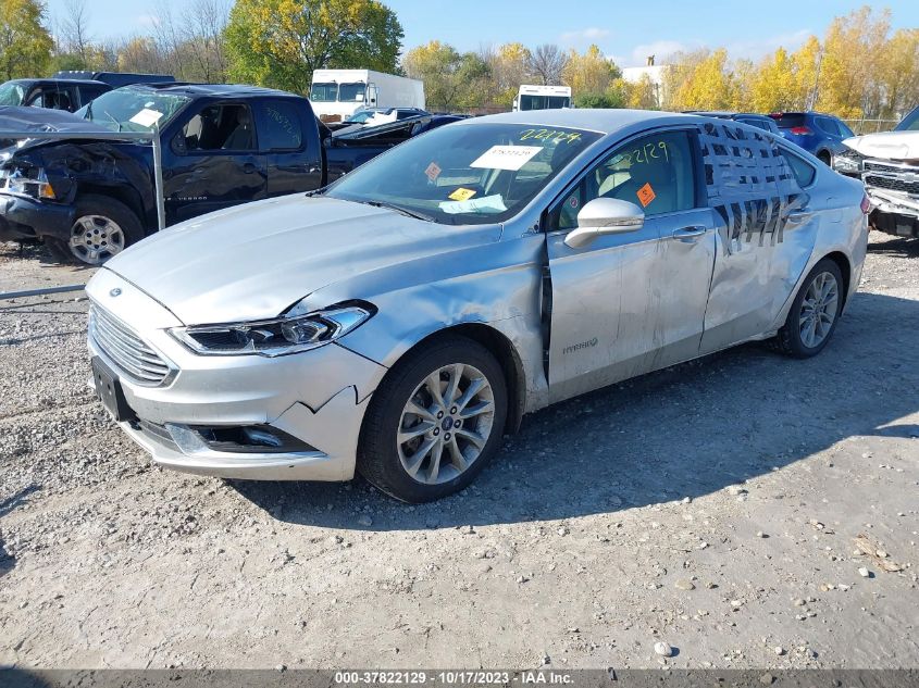 2017 FORD FUSION HYBRID SE - 3FA6P0LU6HR237176