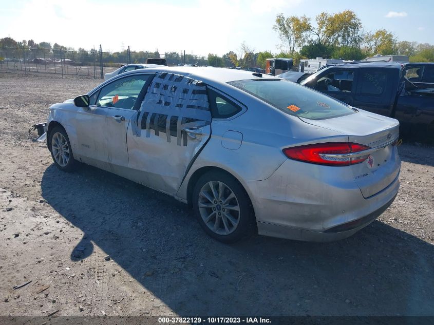2017 FORD FUSION HYBRID SE - 3FA6P0LU6HR237176