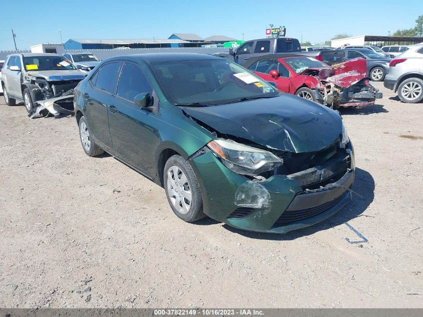 2014 TOYOTA COROLLA L/LE/S/S PLUS/LE PLUS - 5YFBURHEXEP045669