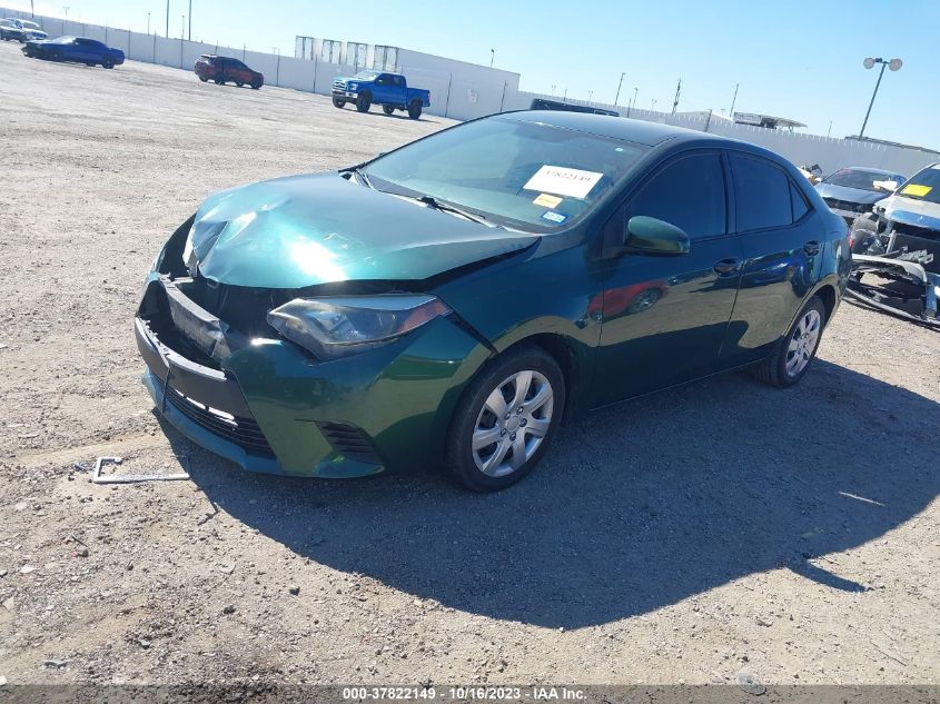 2014 TOYOTA COROLLA L/LE/S/S PLUS/LE PLUS - 5YFBURHEXEP045669