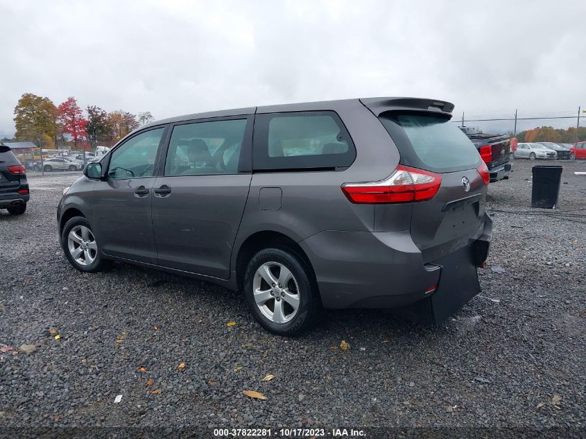 5TDZZ3DC2HS818180 2017 TOYOTA SIENNA, photo no. 3