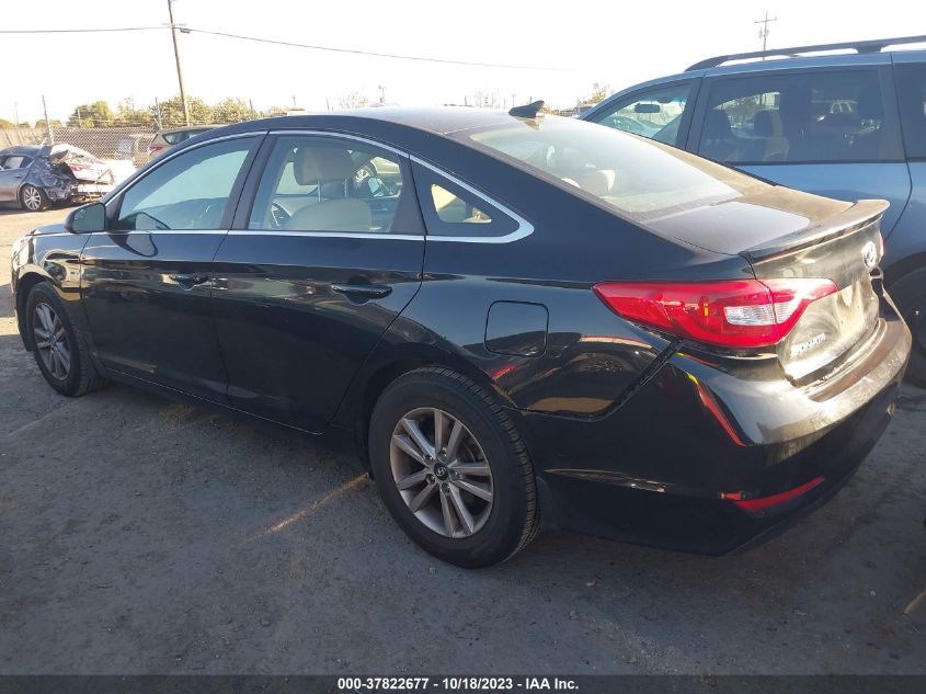 2016 HYUNDAI SONATA 2.4L SE - 5NPE24AF9GH375201