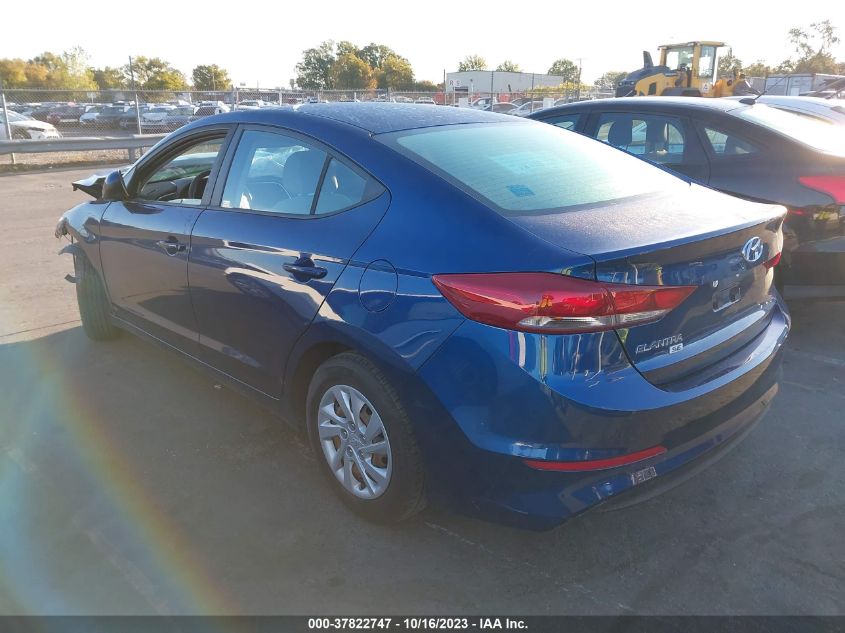 VIN 5NPD74LF6JH261027 2018 HYUNDAI ELANTRA SE